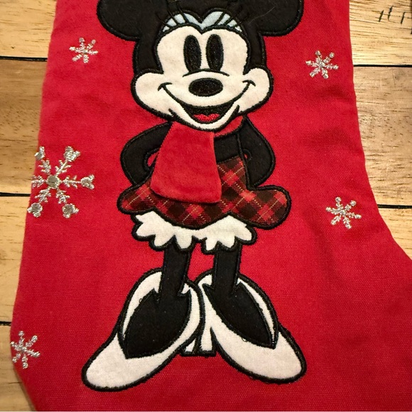 Disney Red Mickey and Minnie Holiday Stockings - Picture 4 of 5